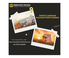 Tirupati Tour Packages From Chennai | Srinivasa Travels Chennai