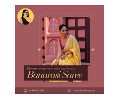 Buy Exquisite Banarasi Sarees Online at Chowdhrain