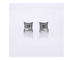 Men Silver Stud online | Silver Earring for Men | Versavia