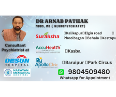 Most trusted Psychiatrists in Kolkata Dr. Arnab Pathak @+91 9804509480