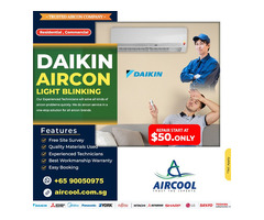 Daikin Aircon Light Blinking