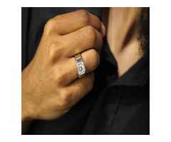 Explore Men's Moissanite Rings | 10% Off