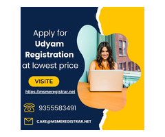 Apply for Udyam Registration at lowest price