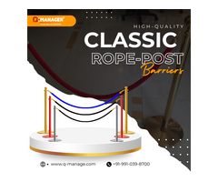 Q-Manager - Stylish Classic Rope Posts