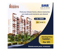 Luxury 2,3 BHK Apartments for Sale - SMR Holdings