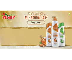 Buy Natural Body Lotion for Women and Men in India - Pushp Henna