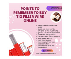 Points to Remember to Buy TIG Filler Wire Online