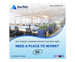 Aurbis your ideal shared office space for rent in Bangalore