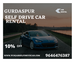 Self Drive Car Rental Gurdaspur 9646476387