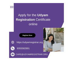 Apply for the Udyam Registration Certificate online