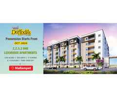 Praneeth Pranav Daffodils | 3 BHK Flats for Sale in Mallampet | 3 BHK Flats in Bachupally