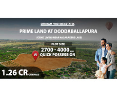 Shriram Pristine Estates @ ₹ 1.26 Cr* | Plots In Doddaballapura