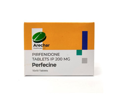 Treatment of lung cancer with PERFECINE Pirfenidone 200 mg tablets