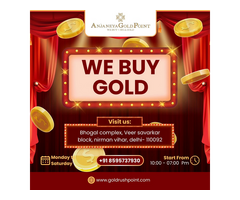 Turn your Gold into Instant Cash with Anjaneya Gold Point!