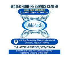 Water purifier service in nagpur, maharashtra.