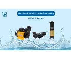 Monoblock Pump vs. Self-Priming Pump: Which One Reigns Supreme?