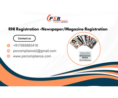 What is RNI Registration -Newspaper/Magazine Registration?