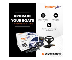 Power-Assisted Boat Steering System | Steerlyte Plus