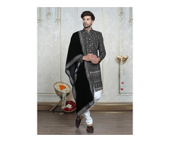 Shop Sherwani with Dupatta for Men by Laromani