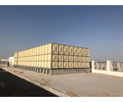 GRP panel type water tanks