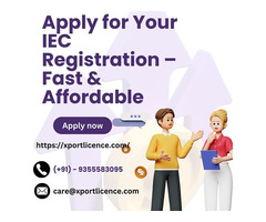 Apply for Your IEC Registration – Fast & Affordable