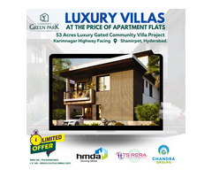 Luxury villas in shamirpet