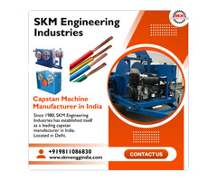 Capstan Cable Machine Manufacturer in India