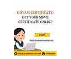 Udyam Certificate: Get Your MSME Certificate Online