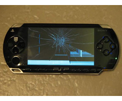 We repair and replace broken PSP (PlayStation Portable) screen