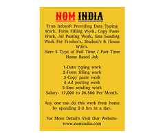 Simple Data Typing Work in in Chandigarh