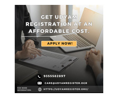 Get Udyam Registration at an affordable cost.