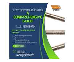 Buy Tungsten Rods Online: A Comprehensive Guide: call 9810654634