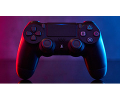 We repair PlayStation 4 {PS4} gamepads