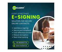 Cost-Effective E-Signing Solution for Secure Online Contracts