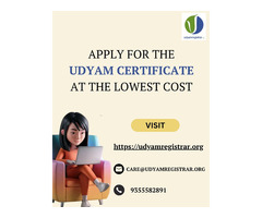 Apply for the Udyam Certificate at the Lowest Cost