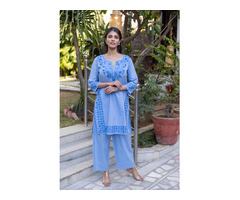 Shop Stylish Long Kurta and Palazzo Sets Online Today