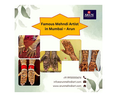 Famous Mehndi Artist in Mumbai – Arun