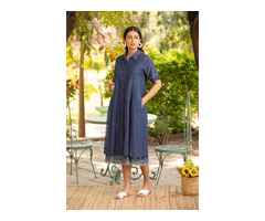 Effortless Style with Navy Blue Shirt Dresses for Women