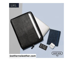 Sleek & Stylish Vegan Leather Laptop Sleeves