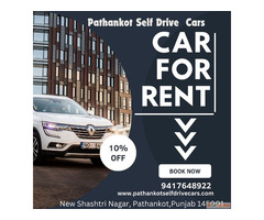 Self Drive Car Rental in Pathankot Punjab