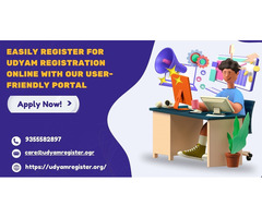 Easily Register for Udyam Registration Online with Our User-Friendly Portal