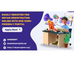 Easily Register for Udyam Registration Online with Our User-Friendly Portal